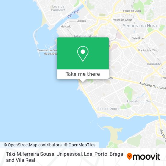 Táxi-M.ferreira Sousa, Unipessoal, Lda map