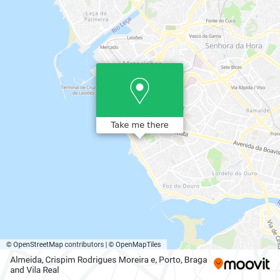Almeida, Crispim Rodrigues Moreira e map