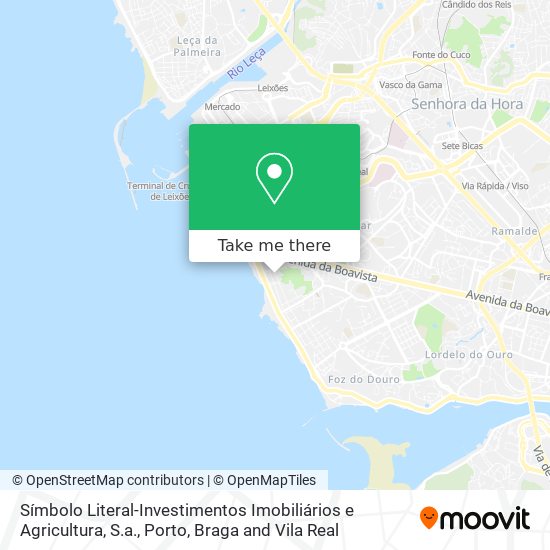 Símbolo Literal-Investimentos Imobiliários e Agricultura, S.a. mapa