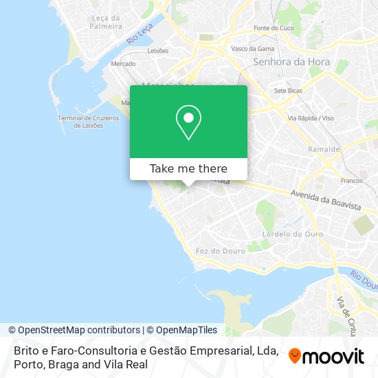 Brito e Faro-Consultoria e Gestão Empresarial, Lda map
