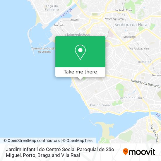 Jardim Infantil do Centro Social Paroquial de São Miguel map