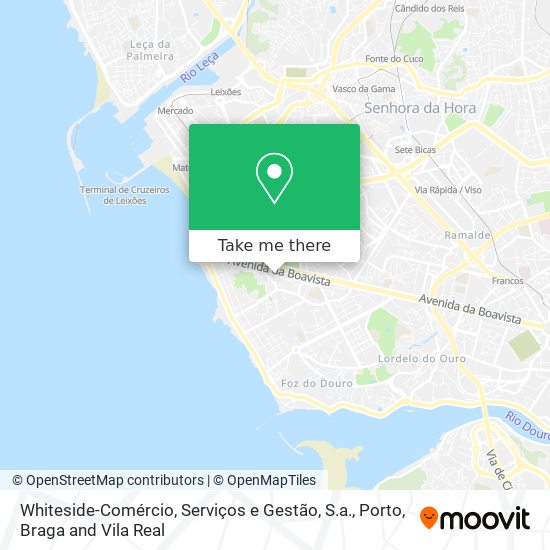 Whiteside-Comércio, Serviços e Gestão, S.a. map