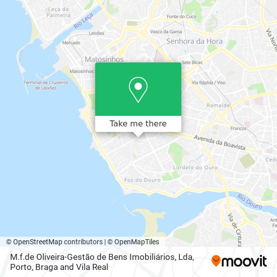 M.f.de Oliveira-Gestão de Bens Imobiliários, Lda map