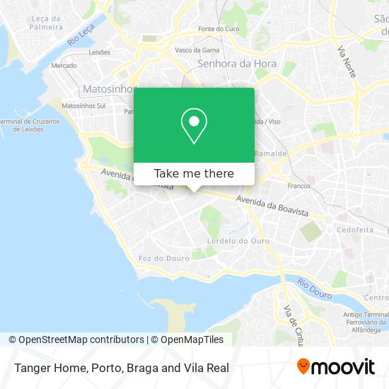 Tanger Home map