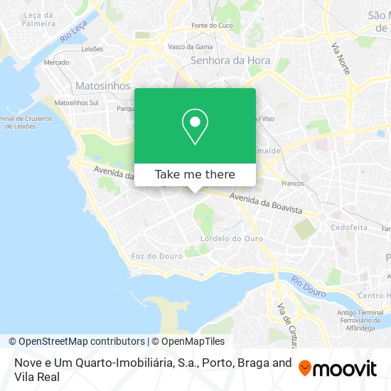 Nove e Um Quarto-Imobiliária, S.a. mapa