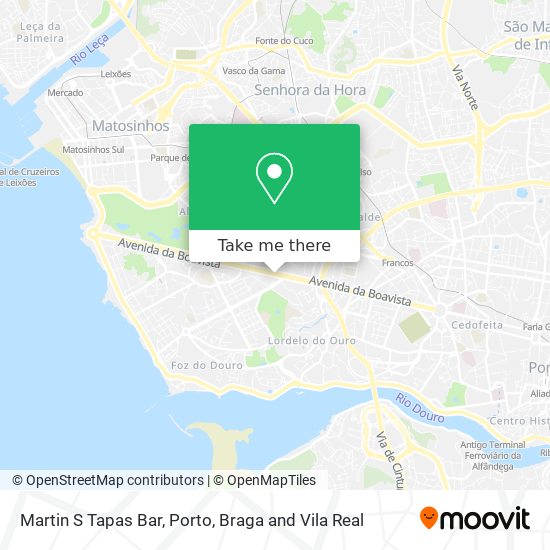 Martin S Tapas Bar map