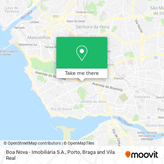 Boa Nova - Imobiliária S.A. mapa