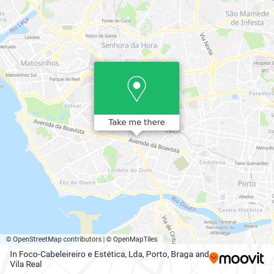 In Foco-Cabeleireiro e Estética, Lda map