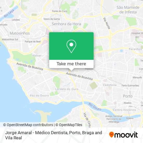 Jorge Amaral - Médico Dentista map