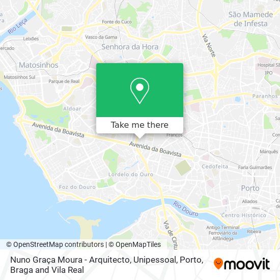 Nuno Graça Moura - Arquitecto, Unipessoal map