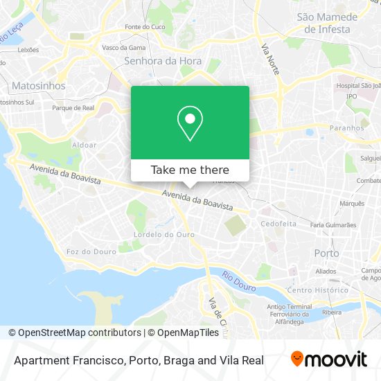 Apartment Francisco map