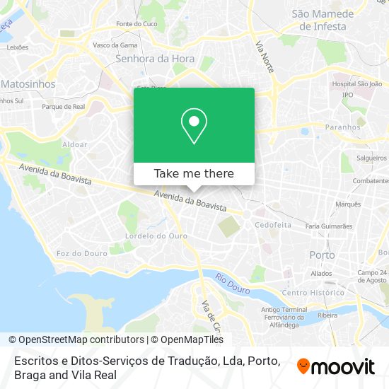 Escritos e Ditos-Serviços de Tradução, Lda mapa