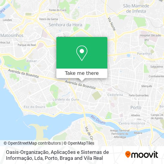 Oasis-Organização, Aplicações e Sistemas de Informação, Lda map