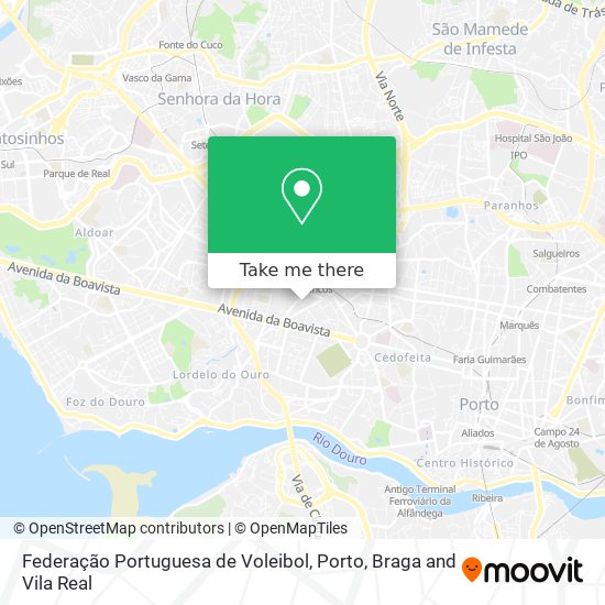 Federação Portuguesa de Voleibol map