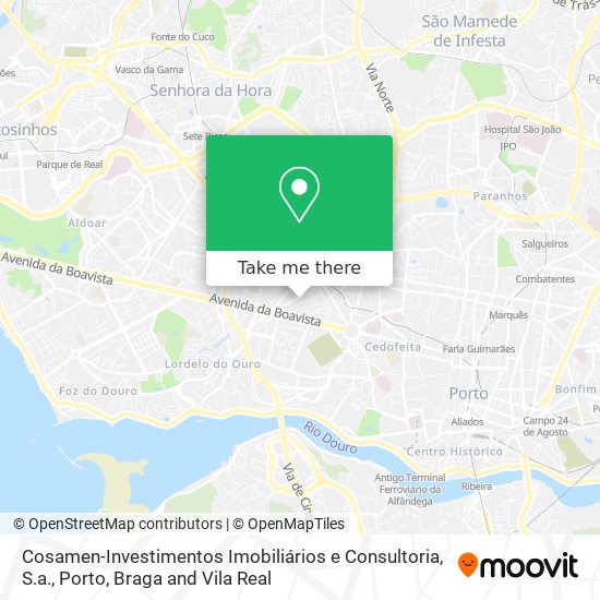 Cosamen-Investimentos Imobiliários e Consultoria, S.a. map