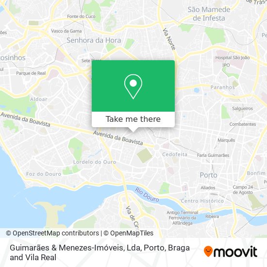 Guimarães & Menezes-Imóveis, Lda map