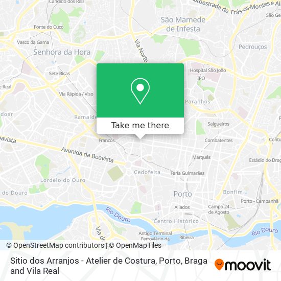 Sitio dos Arranjos - Atelier de Costura map
