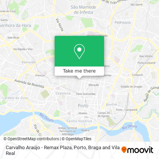 Carvalho Araújo - Remax Plaza map