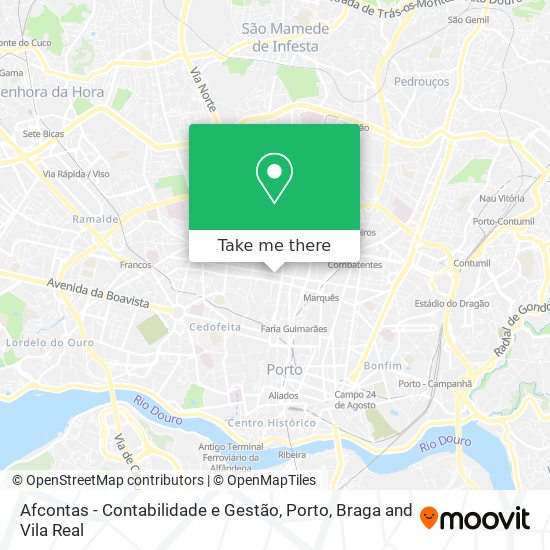 Afcontas - Contabilidade e Gestão mapa