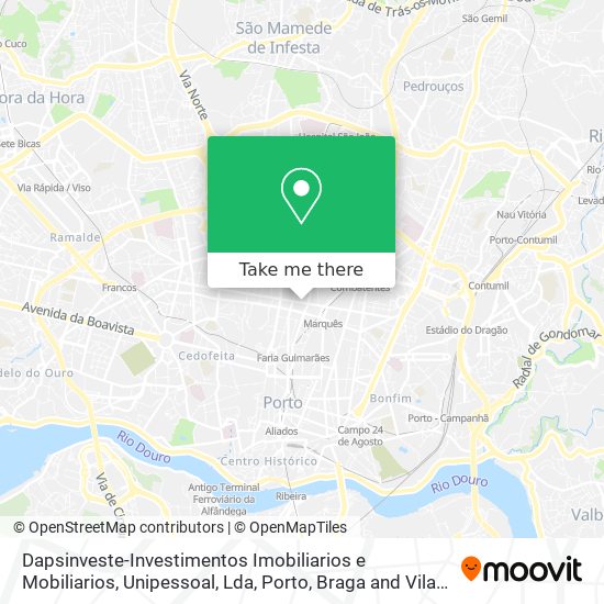 Dapsinveste-Investimentos Imobiliarios e Mobiliarios, Unipessoal, Lda map