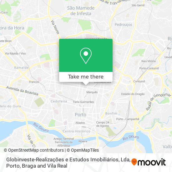 Globinveste-Realizações e Estudos Imobiliários, Lda map