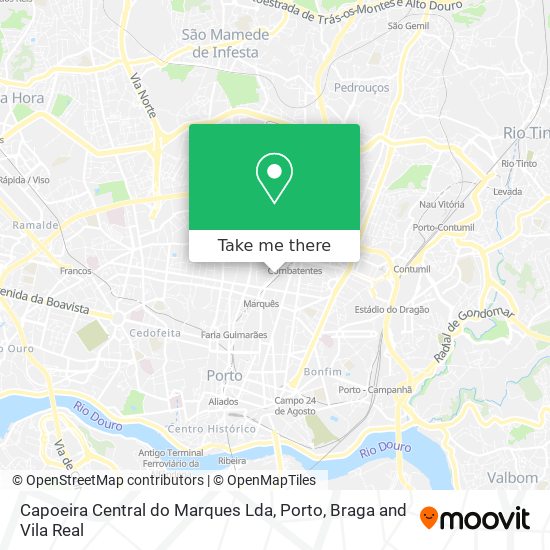 Capoeira Central do Marques Lda map