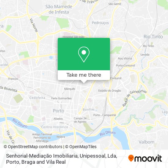 Senhorial-Mediação Imobiliaria, Unipessoal, Lda mapa