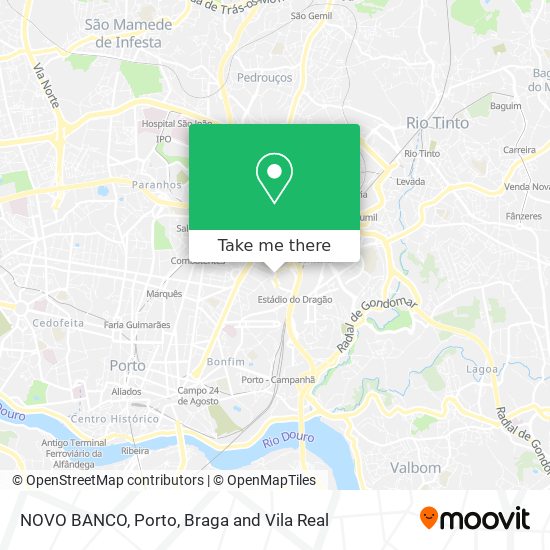 NOVO BANCO map