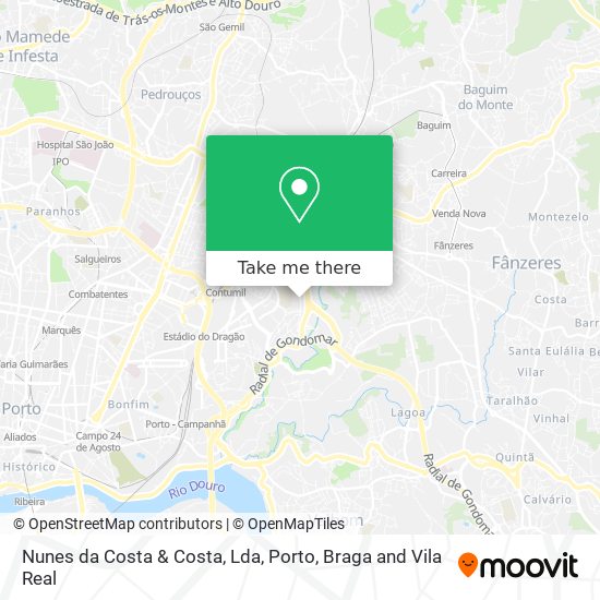 Nunes da Costa & Costa, Lda map