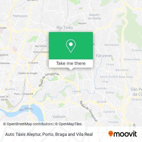 Auto Táxis Aleptur map
