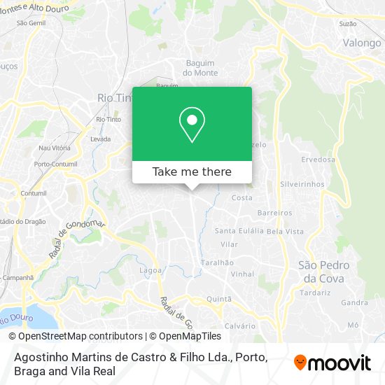 Agostinho Martins de Castro & Filho Lda. map