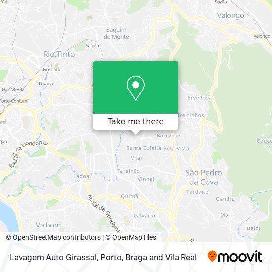 Lavagem Auto Girassol map