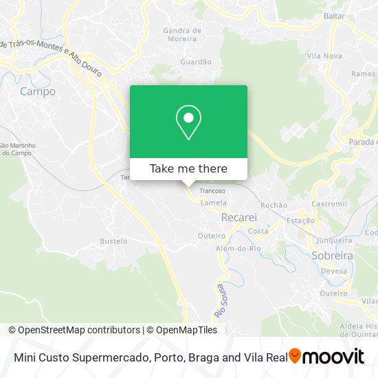 Mini Custo Supermercado map