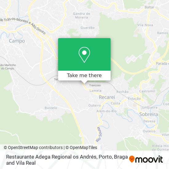 Restaurante Adega Regional os Andrés map
