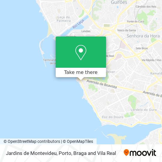 Jardins de Montevideu map