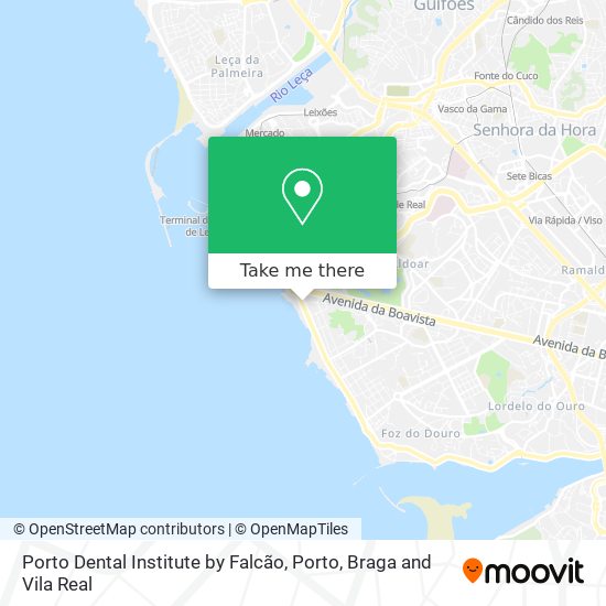 Porto Dental Institute by Falcão map