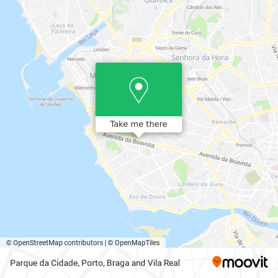 Parque da Cidade map