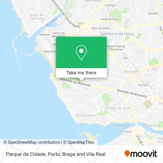 Parque da Cidade map