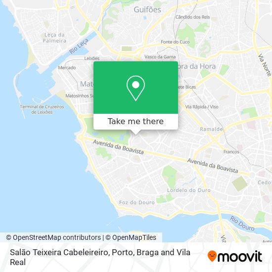 Salão Teixeira Cabeleireiro mapa