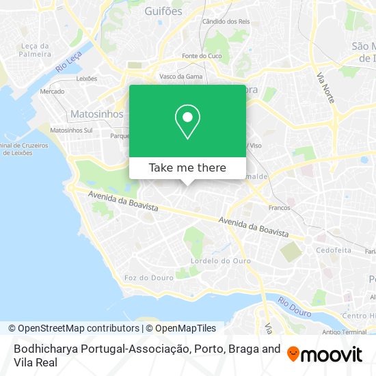Bodhicharya Portugal-Associação map