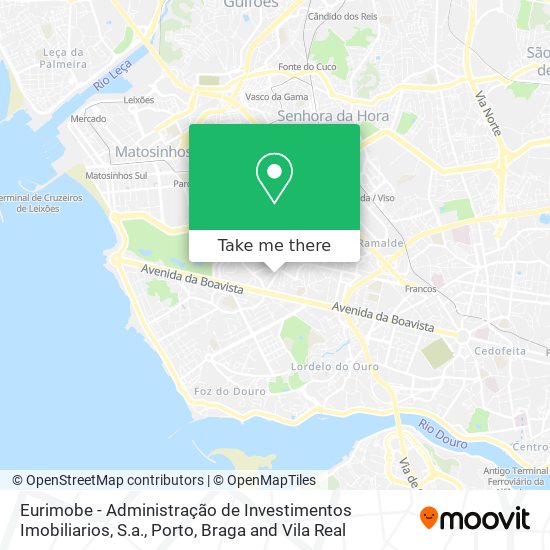 Eurimobe - Administração de Investimentos Imobiliarios, S.a. mapa