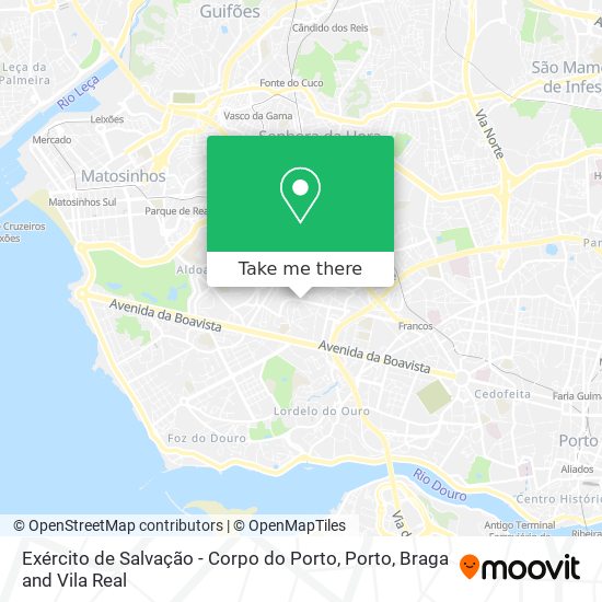Exército de Salvação - Corpo do Porto map