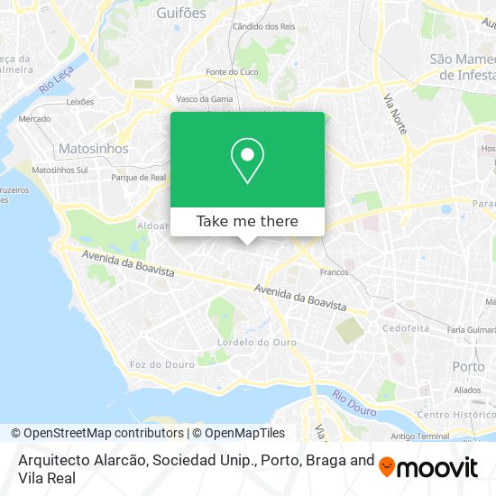 Arquitecto Alarcão, Sociedad Unip. map