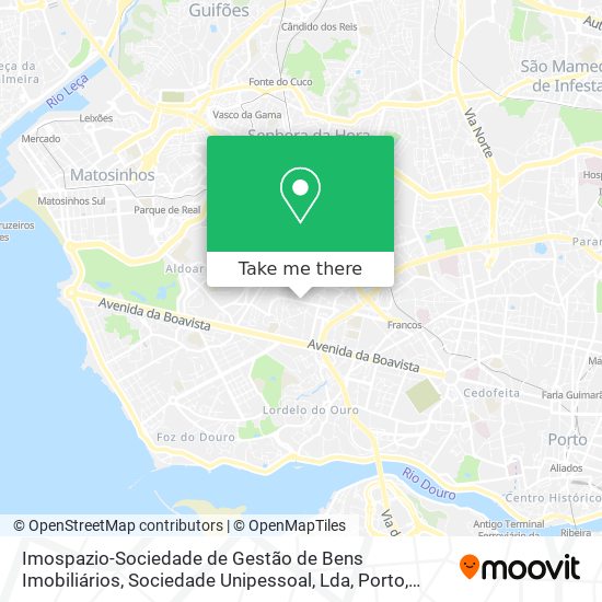 Imospazio-Sociedade de Gestão de Bens Imobiliários, Sociedade Unipessoal, Lda map