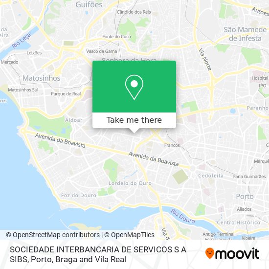 SOCIEDADE INTERBANCARIA DE SERVICOS S A SIBS map