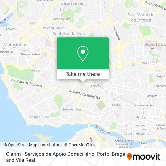 Clarim - Serviços de Apoio Domiciliário map