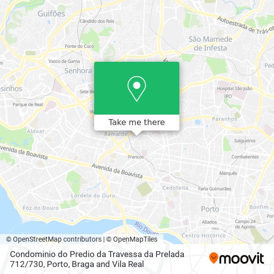 Condominio do Predio da Travessa da Prelada 712 / 730 map