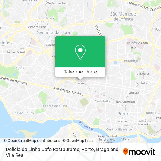 Delicia da Linha Café Restaurante map