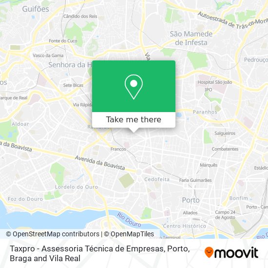 Taxpro - Assessoria Técnica de Empresas map