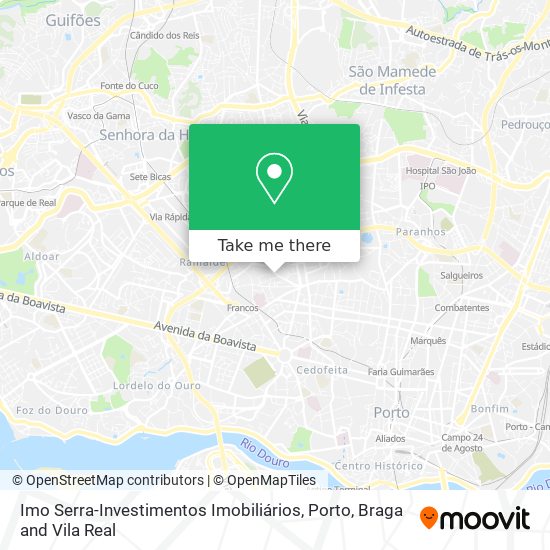 Imo Serra-Investimentos Imobiliários map